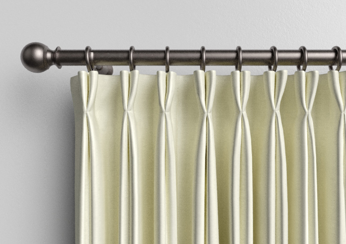 Shima Faux Silk, Oyster - Made to Measure Curtains - Image 10